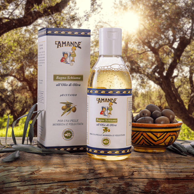 L'amande Bagno schiuma all’olio di oliva Spedizione Gratuita