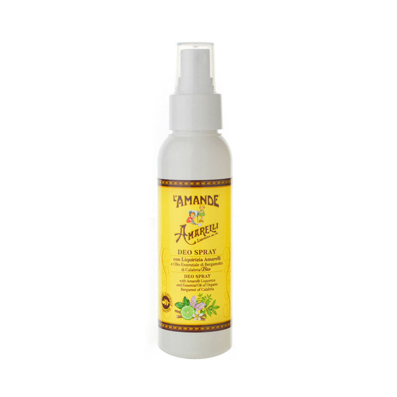 L'amande Deodorante spray con Liquirizia Amarelli e Olio Essenziale di Bergamotto di Calabria Bio Outlet