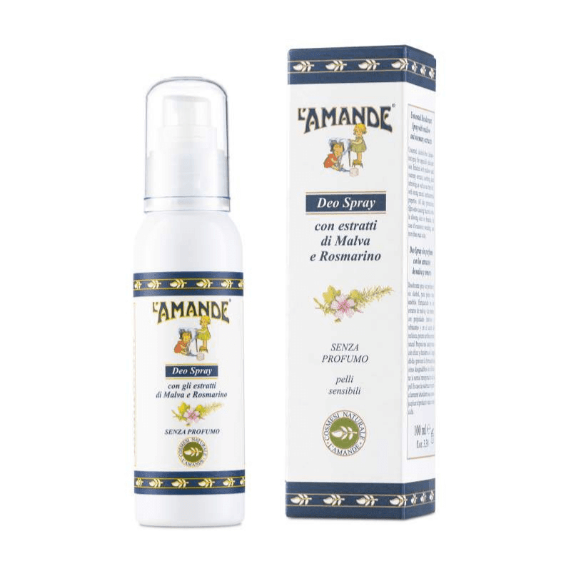 L'amande Deo spray malva e rosmarino