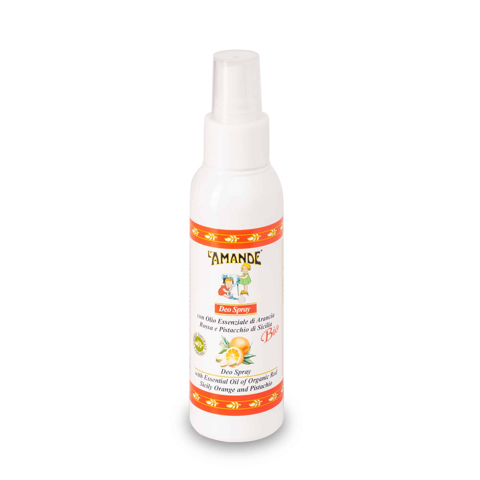 L'amande Deo Spray Arancia rossa e Pistacchio di Sicilia Moda