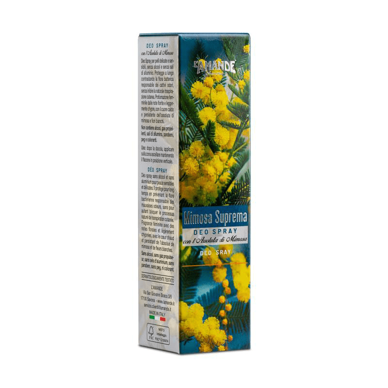 L'amande Deo spray Mimosa suprema Italia