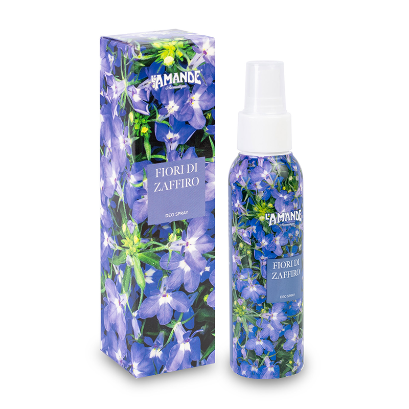 L'amande Deo spray Fiori di Zaffiro In Linea