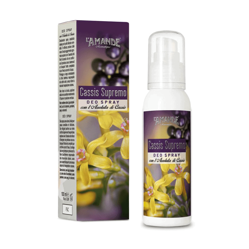 L'amande Deo spray Cassis supremo