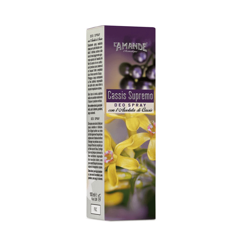 L'amande Deo spray Cassis supremo Qualità