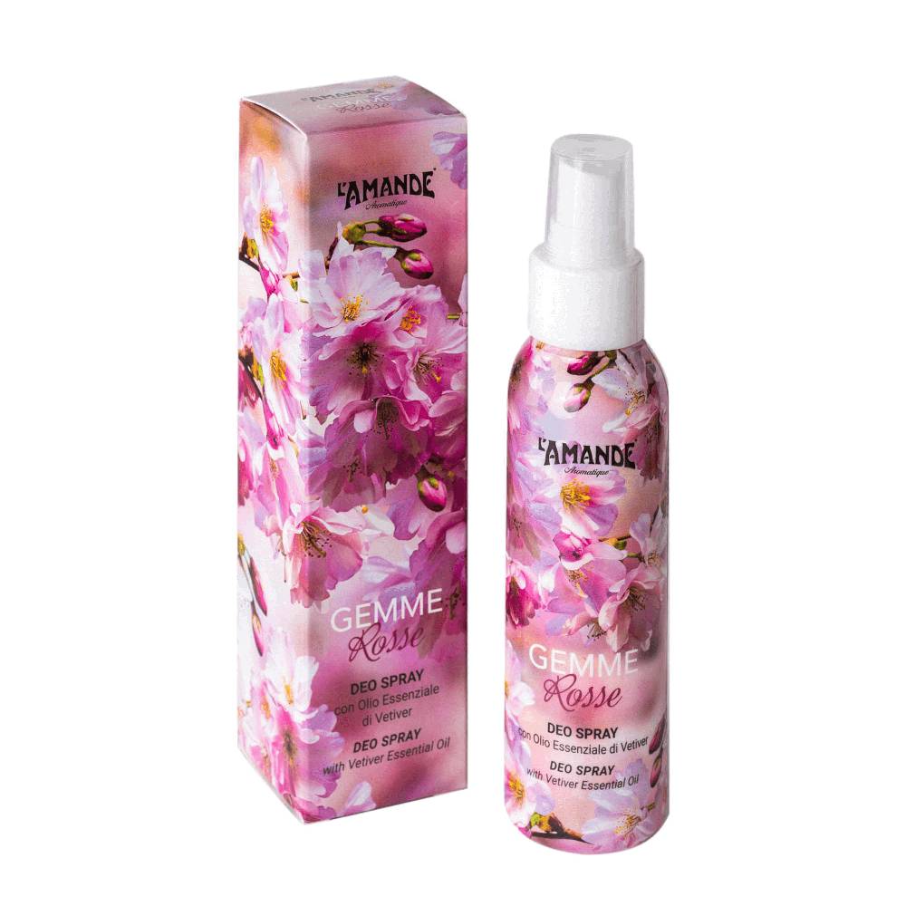 L'amande Deo spray Gemme rosse