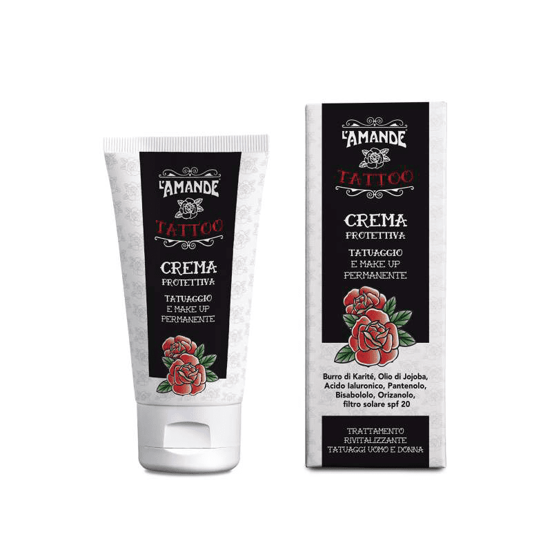 L'amande Crema protettiva per tatuaggi e make up permanente