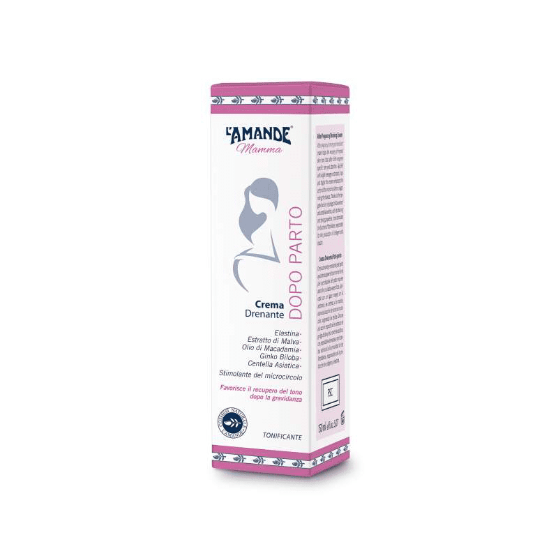 L'amande Crema drenante dopo parto Mamma Italy