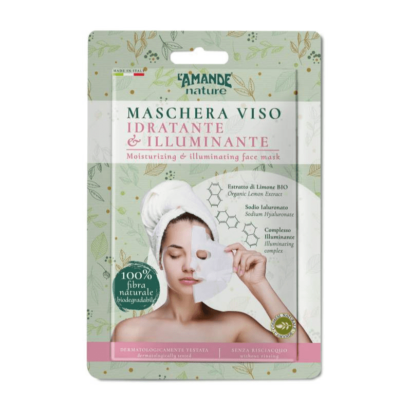 L'amande Maschera viso idratante e illuminante