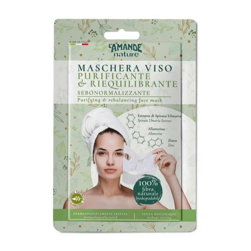 L'amande Maschera viso purificante e riequilibrante