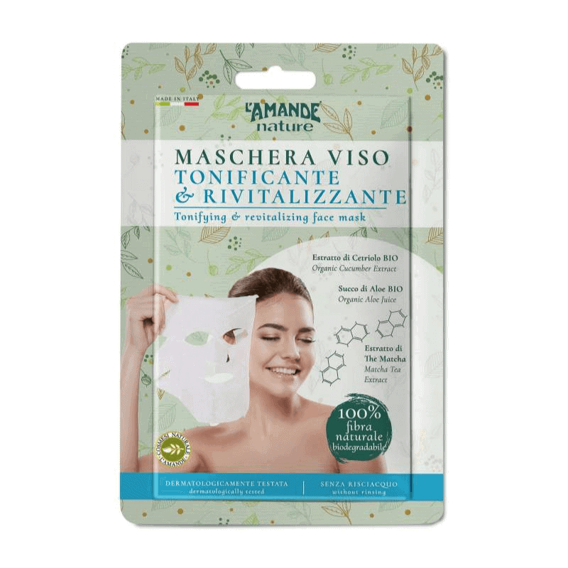 L'amande Maschera viso tonificante e rivitalizzante