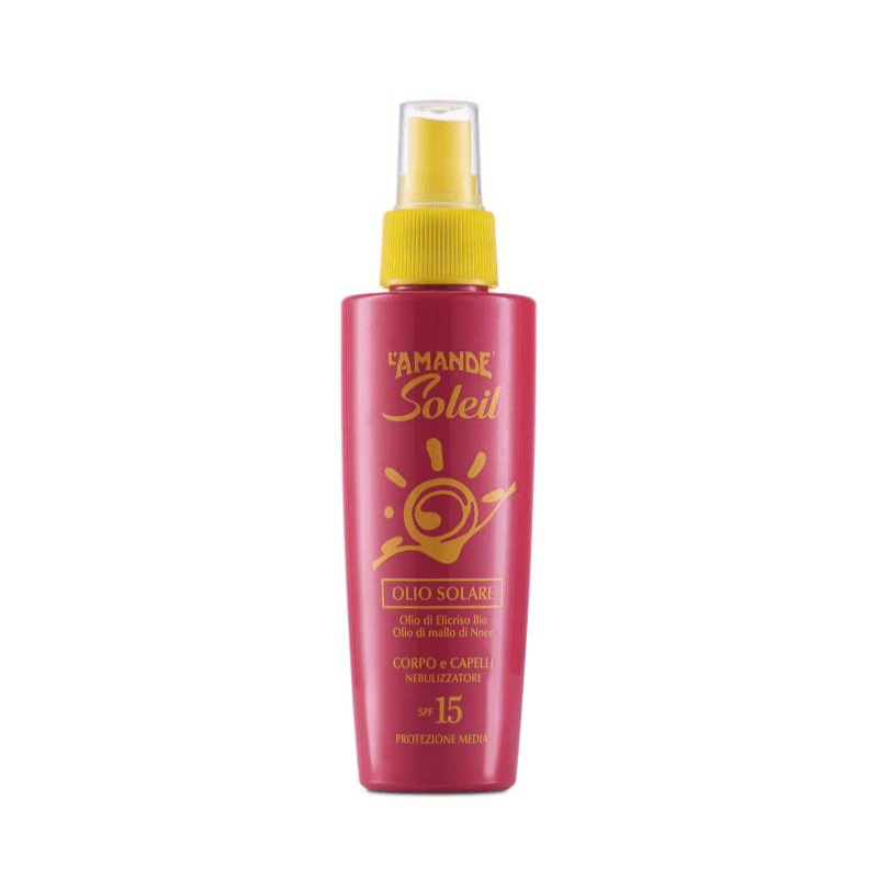 L'amande Olio solare corpo capelli SPF 15 Soleil Sconto