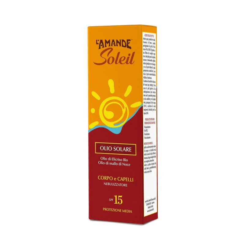 L'amande Olio solare corpo capelli SPF 15 Soleil Sconto