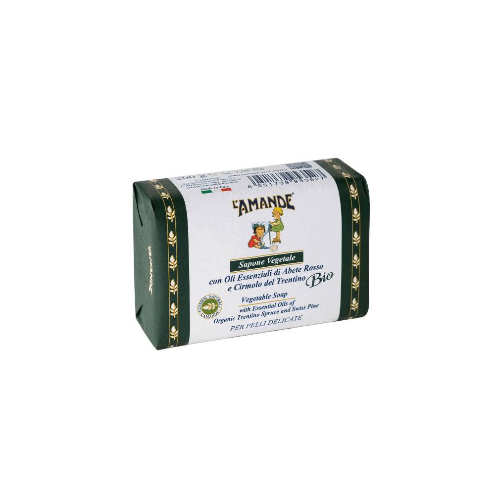 L'amande Sapone vegetale Abete rosso e cirmolo del Trentino
