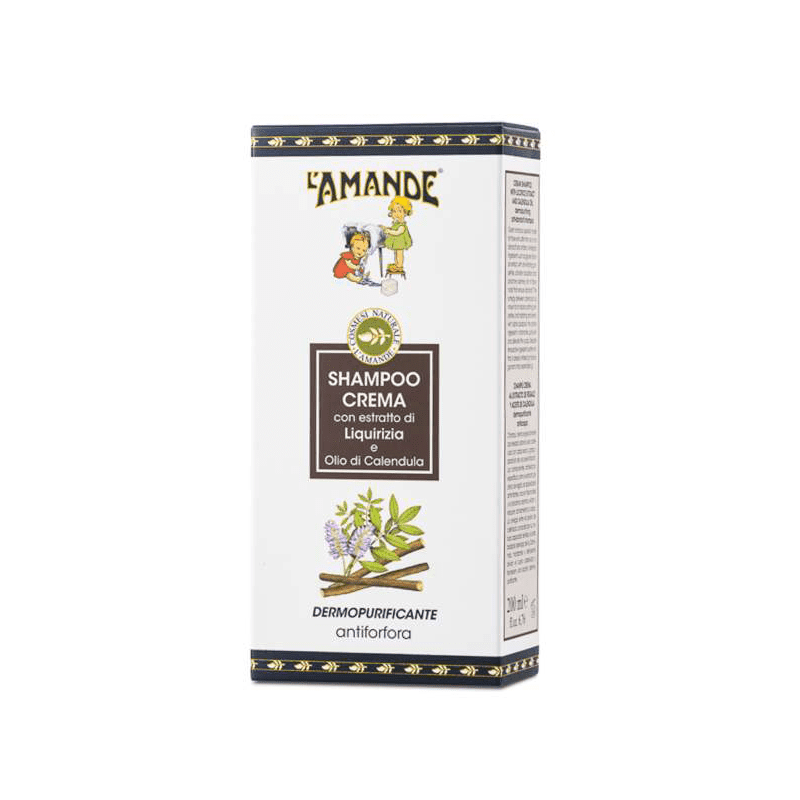 L'amande Shampoo crema antiforfora alla liquirizia Spedizione Gratuita