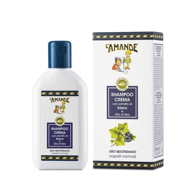 L'amande Shampoo crema per capelli normali all'edera Pezzi Unici