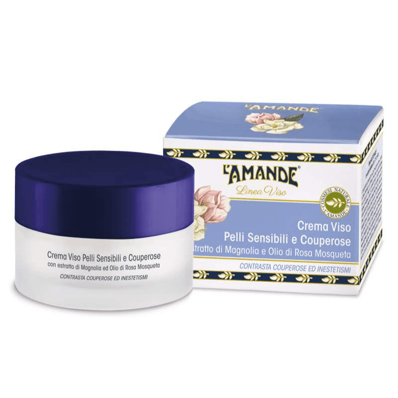L'amande Crema viso pelli sensibili e couperose