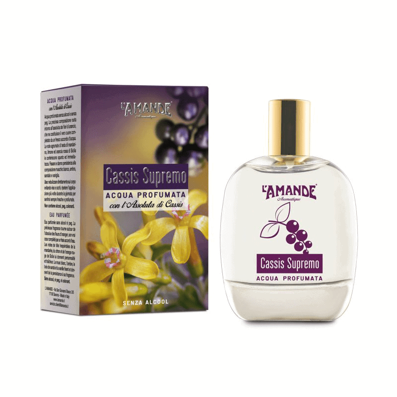 L'amande Acqua profumata Cassis supremo Convenienza