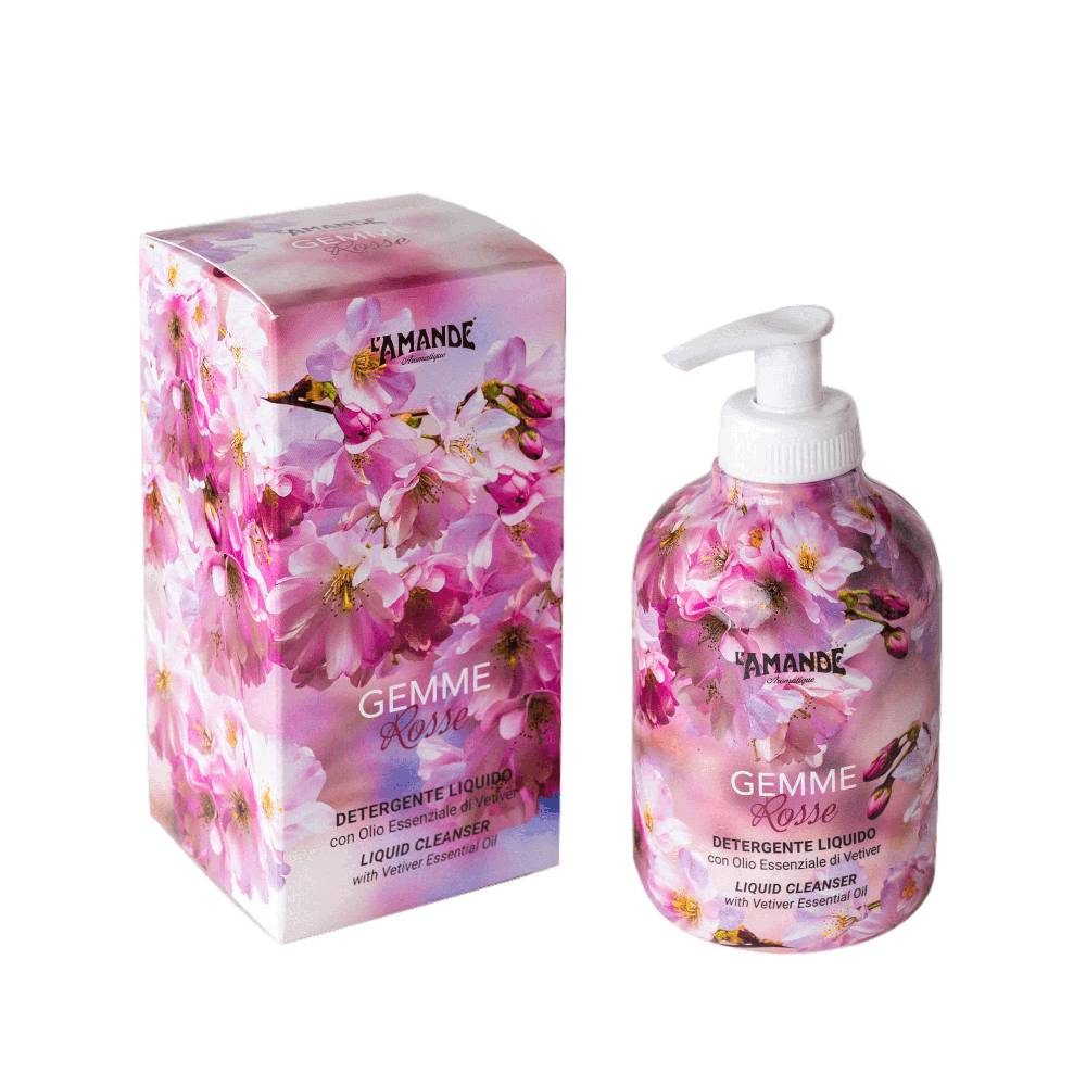 L'amande Detergente liquido Gemme rosse