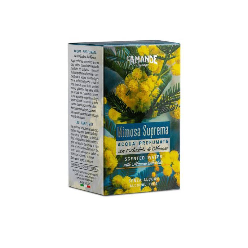 L'amande Acqua profumata Mimosa suprema Presa