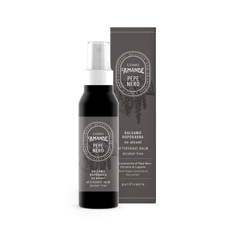 L'amande Balsamo dopo barba analcolico Pepe Nero