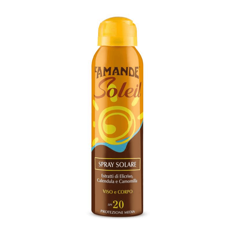 L'amande Spray solare viso corpo SPF 20 Soleil
