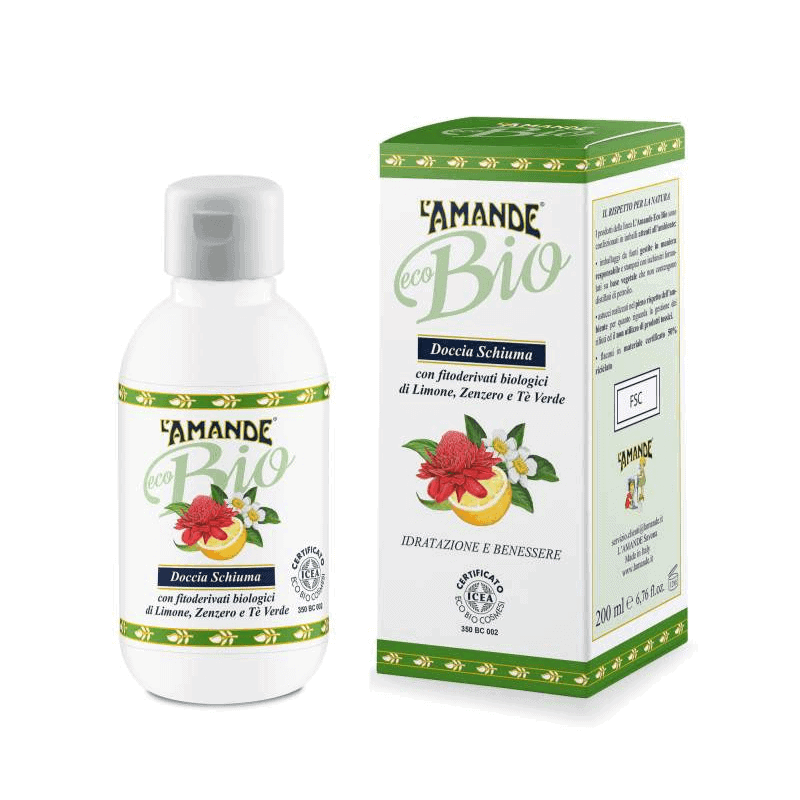L'amande Doccia schiuma Eco bio