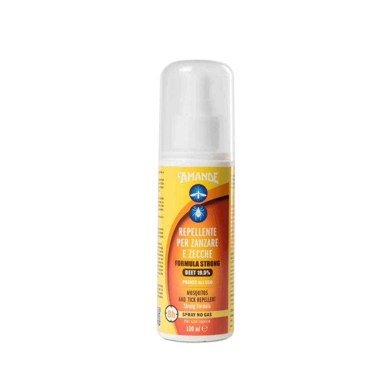 L'amande Repellente zanzare e zecche strong 8h