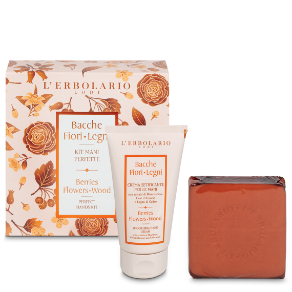 L'erbolario Kit Mani Perfette Bacche Fiori Legni