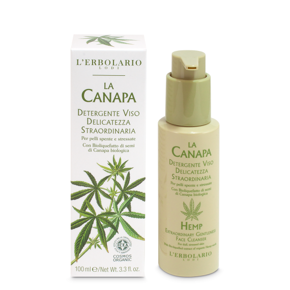 L'erbolario Gel Detergente Viso Delicatezza Straordinaria La Canapa