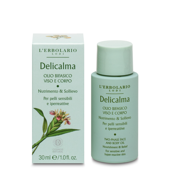 L'erbolario Olio Bifasico Viso e Corpo Delicalma 2025