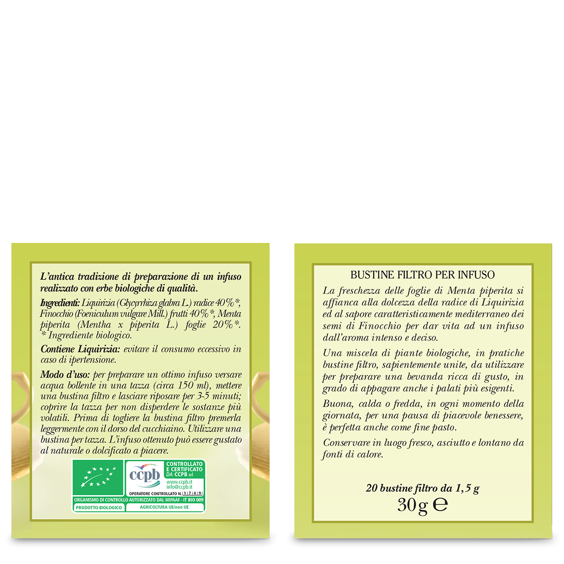 L'erbolario Infuso alla Menta e Liquirizia Shopping Online