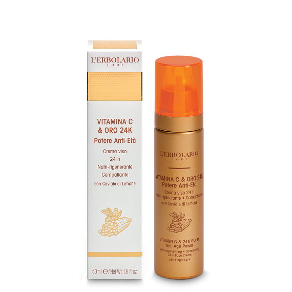 L'erbolario Crema Viso Vitamina C & Oro 24K