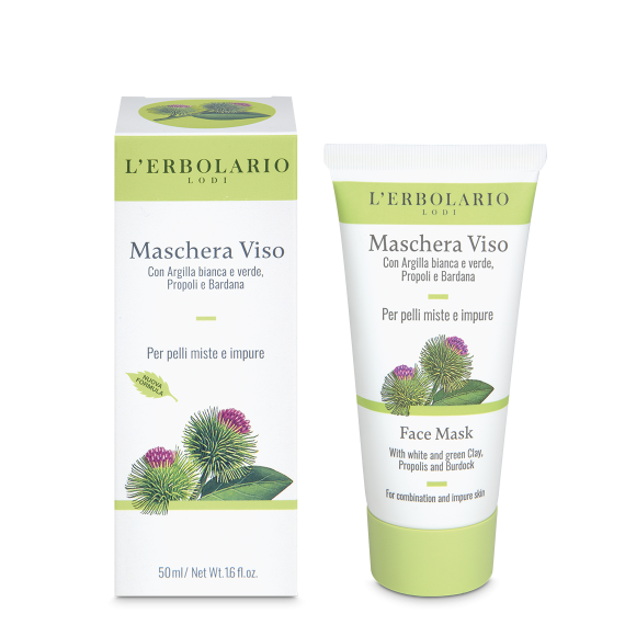 L'erbolario Maschera Viso per Pelli Miste e Impure