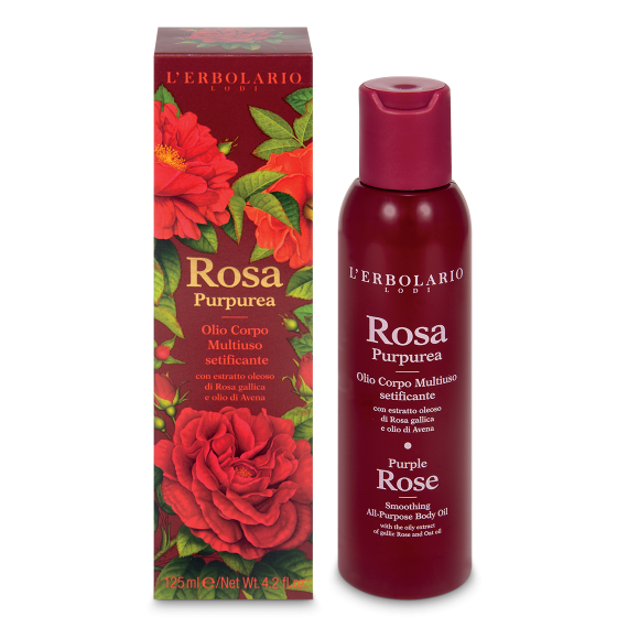 L'erbolario Olio Corpo Multiuso Setificante Rosa Purpurea
