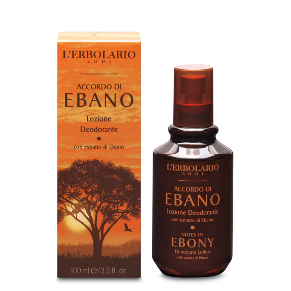 L'erbolario Lozione Deodorante Accordo di Ebano