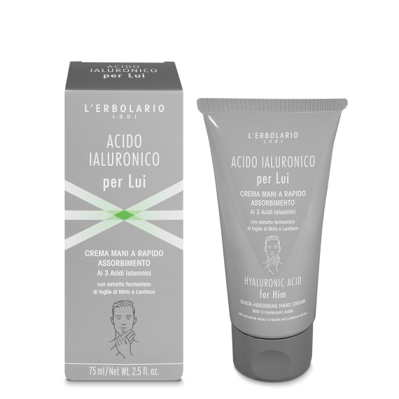 L'erbolario Crema Mani Acido Ialuronico per Lui