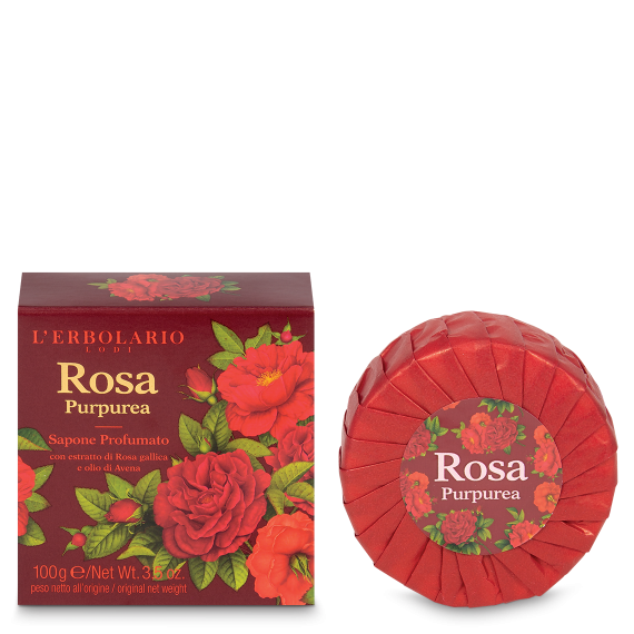 L'erbolario Sapone Profumato Rosa Purpurea
