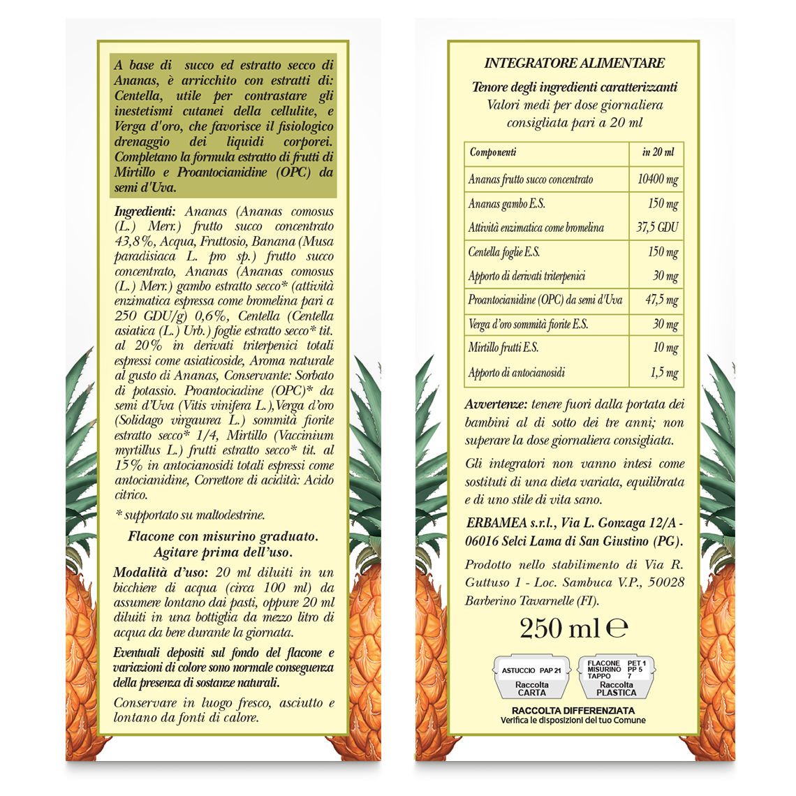 L'erbolario Fluido Concentrato Ananas Cell Affare Del Giorno