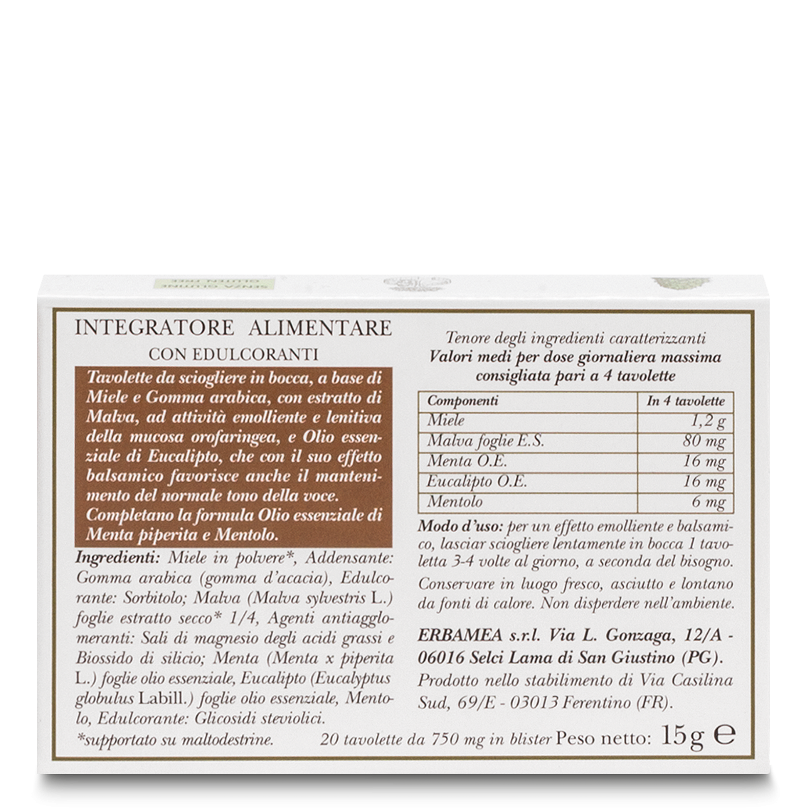 L'erbolario Tavolette Balsamiche Balsamia Sconto