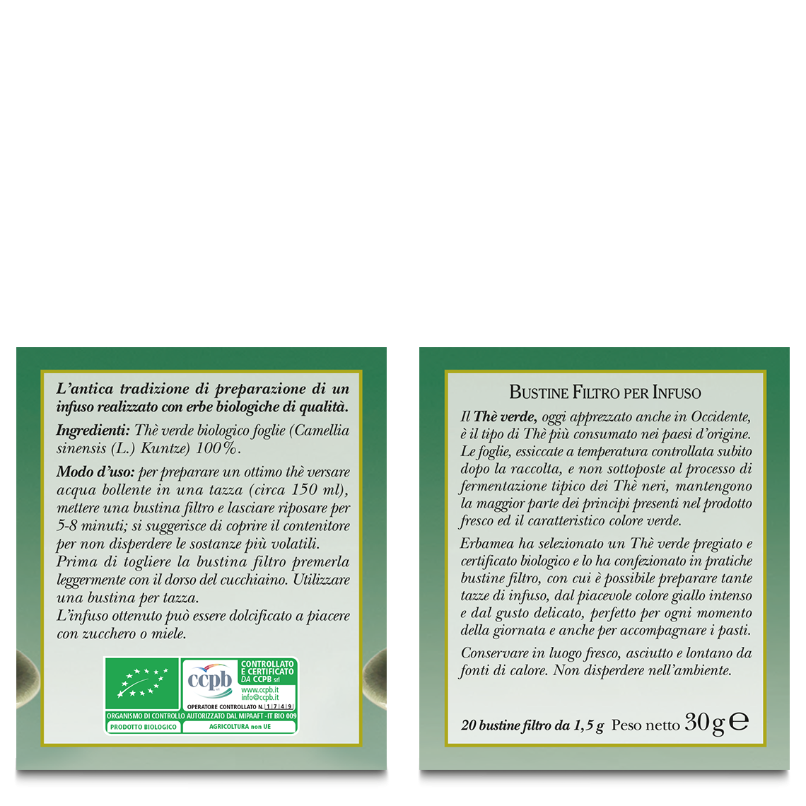 L'erbolario Infuso al Thè Verde Fino al 50% di sconto