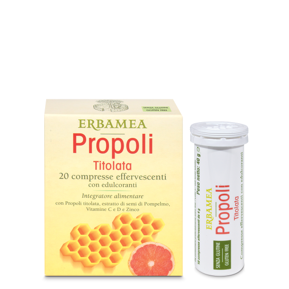 L'erbolario Compresse effervescenti Propoli Titolata Italia