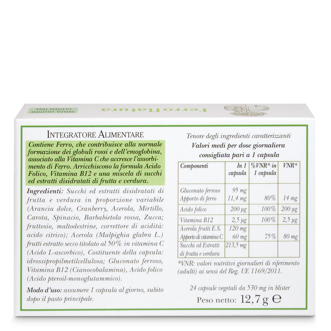L'erbolario Integratore FerroNatura Shopping Online