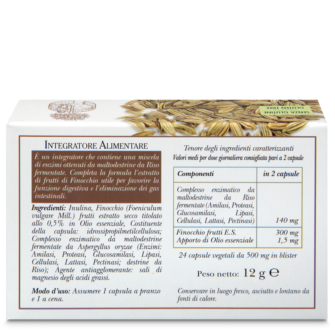 L'erbolario Integratore Enzimi Presa