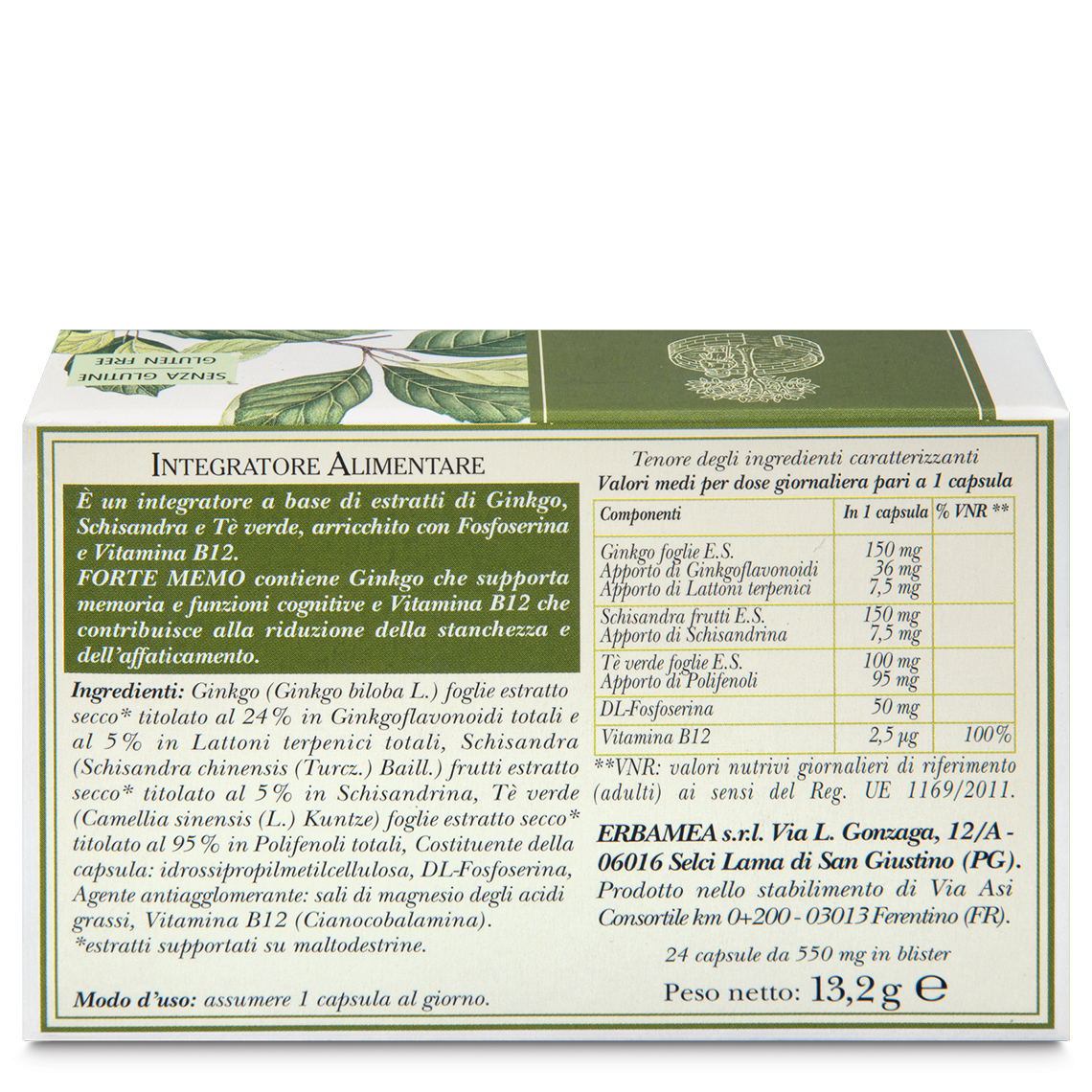 L'erbolario Integratore Forte Memo Vendita Calda