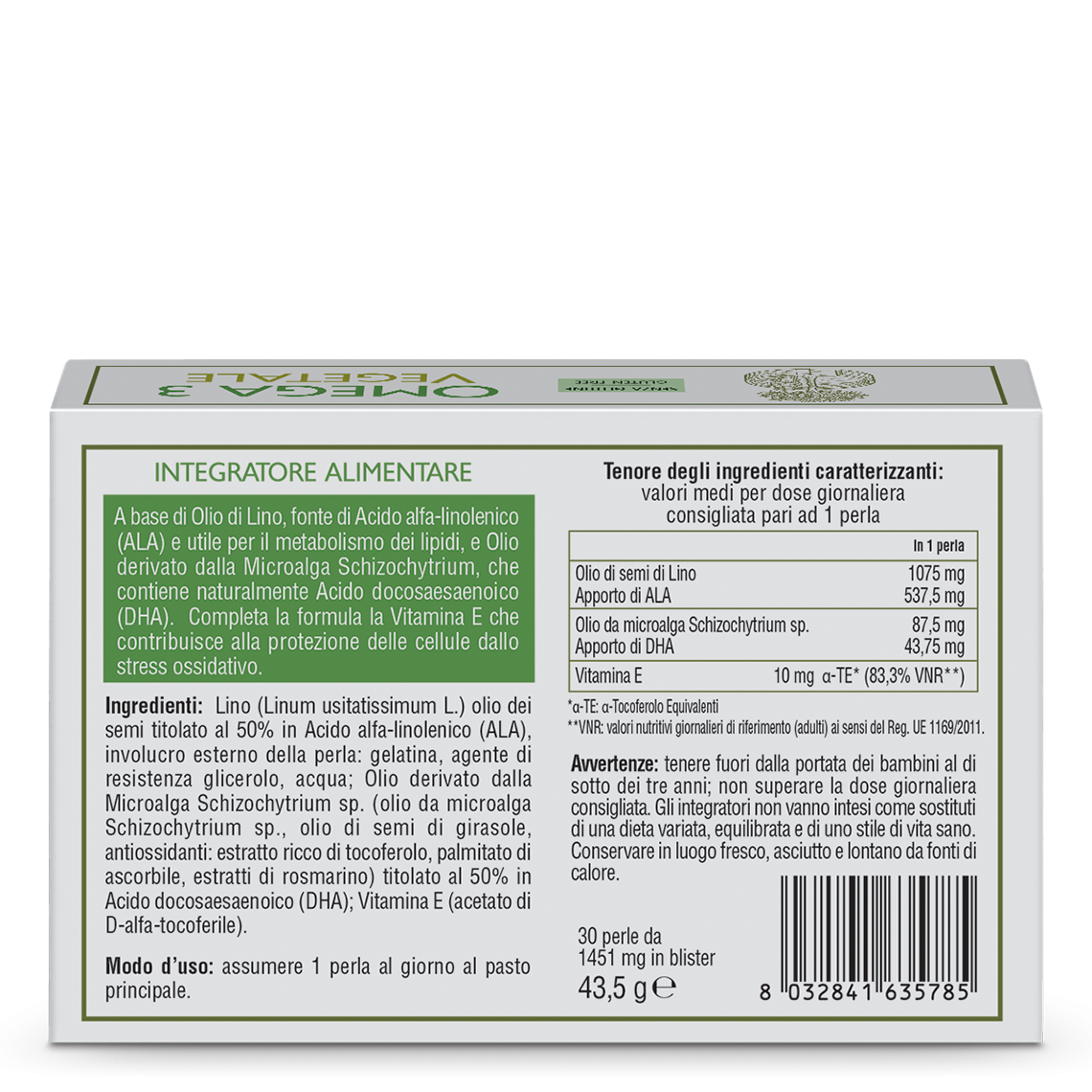 L'erbolario Integratore Omega 3 Vegetale Vendite Flash