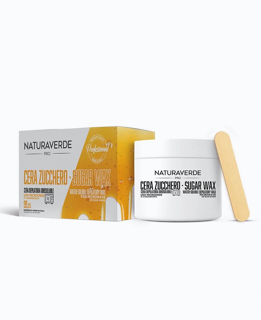 Naturaverde CERA DEPILATORIA IDROSOLUBILE ZUCCHERO 250ml + 10 TNT + SPATOLA