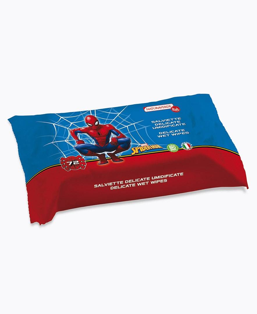 Naturaverde SPIDERMAN SALVIETTE DELICATE UMIDIFICATE 72PZ Negozio