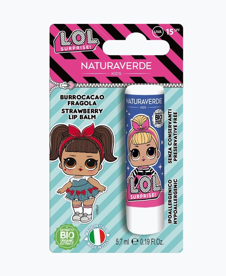 Naturaverde L.O.L. SURPRISE! BURROCACAO ALLA FRAGOLA Qualità Garantita