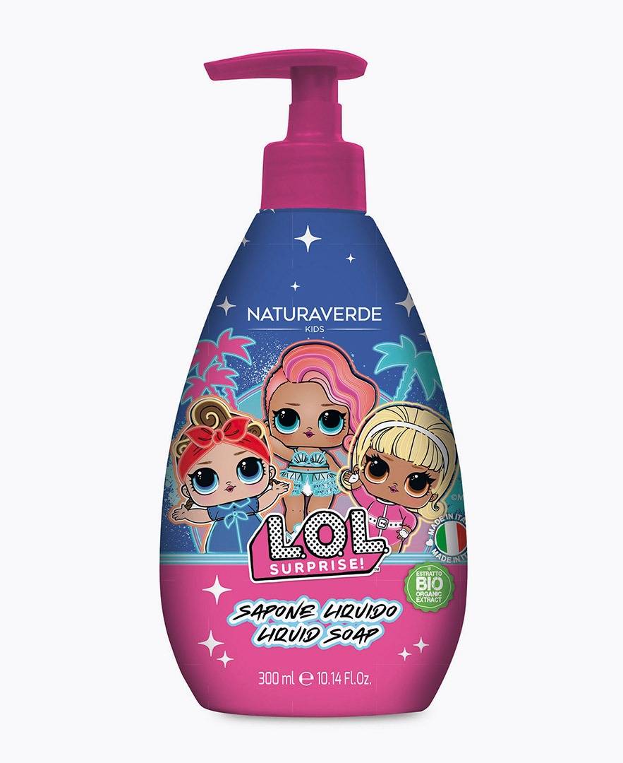Naturaverde L.O.L. SURPRISE! SAPONE LIQUIDO 300ML Promozione Limitata