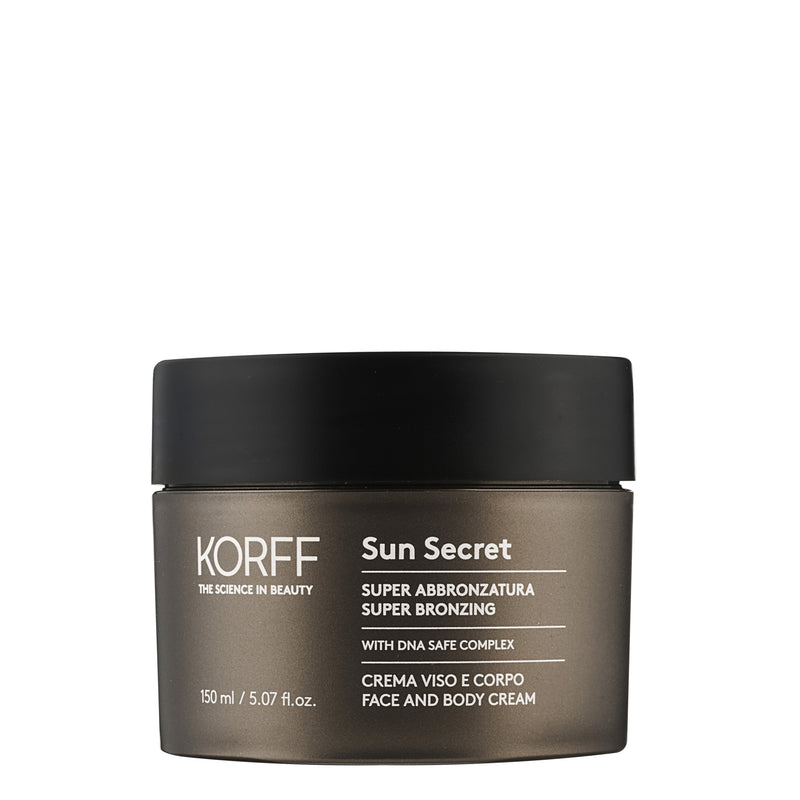 Korff Sun secret crema viso e corpo super abbronzatura Saldi